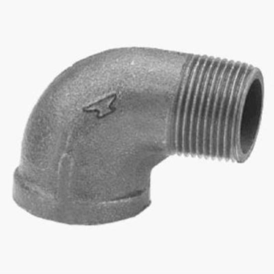 Anvil 1 In. 90 Deg. Street Malleable Black Iron Elbow (1/4 Bend)