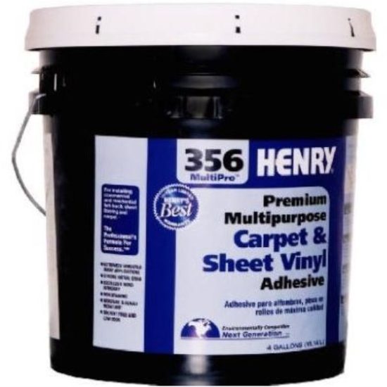 Henry 356 Felt Backed Sheet Flooring And Carpet Adhesive, 4 Gal.