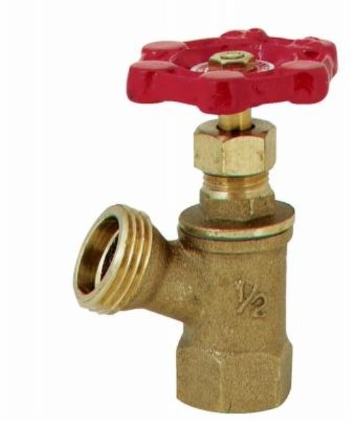 ProLine 1/2 In. FIP x 3/4 In. Hose Thread Brass Boiler Drain with Stuffing Box