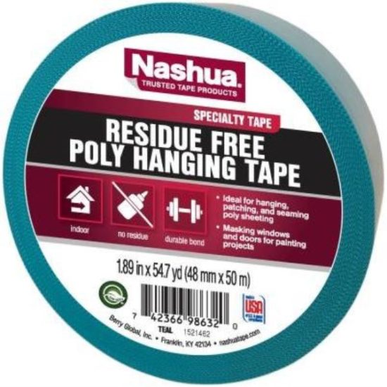 Nashua 48 Mm. x 50 M. 7 mil Teal Sheeting Tape