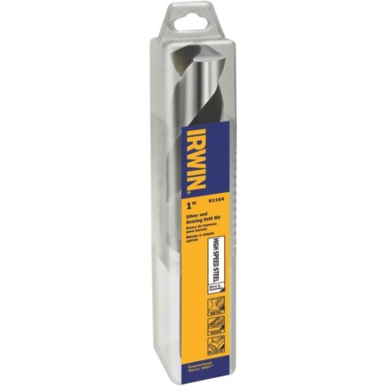 Irwin 1 In. Black Oxide Silver & Deming Drill Bit