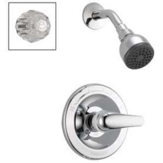 Peerless Chrome 1-Handle Lever Shower Faucet