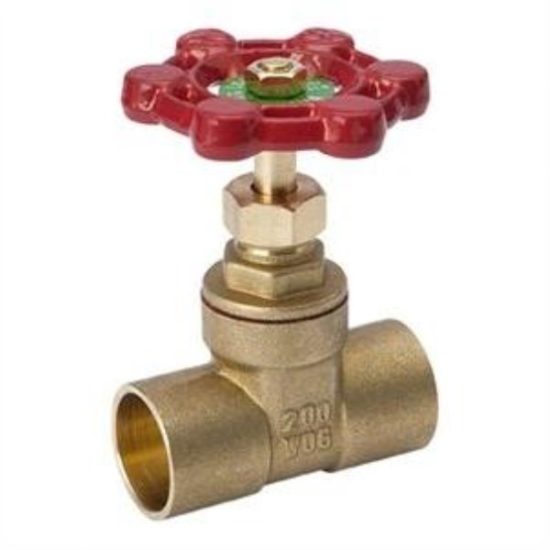 ProLine 3/4 In. S x 3/4 In. S Brass Solder Gate Valve