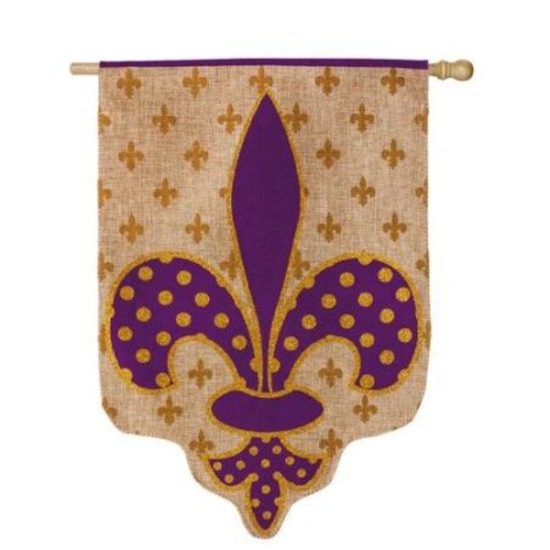 Evergreen Enterprises, Inc Fleur De Lis Vertical Flag