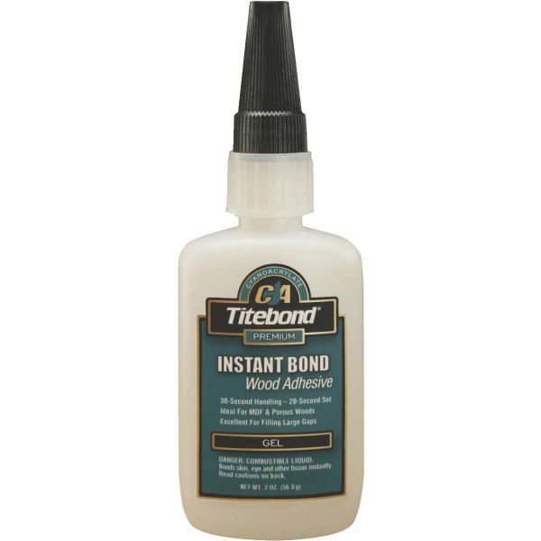 Titebond 2 Oz. Instant Bond Gel Viscosity CA Wood Glue