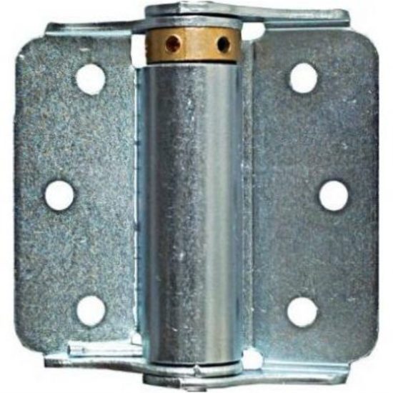 National 3 In. Zinc Plated Full-Surface Spring Door Hinge (2-Pack)