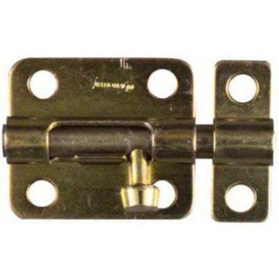 National 2-1/2 In. Brass Steel Door Barrel Bolt