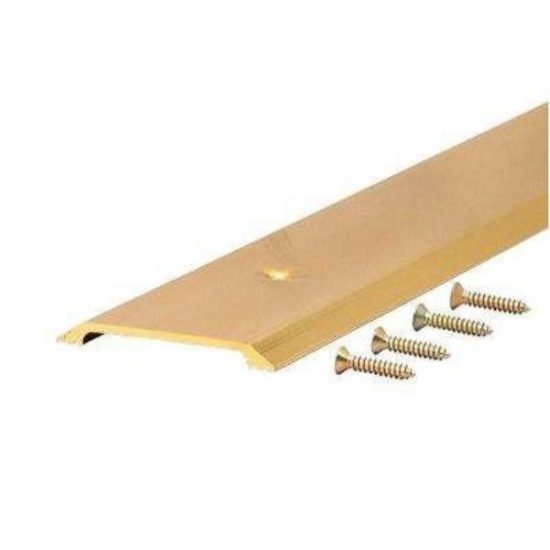 M-D AFF212 36" L x 2-1/2" W x 1/4" H Brite gold Threshold