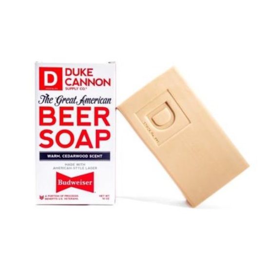 Duke Cannon 10 Oz. Great American Budweiser Cedarwood Bar Soap