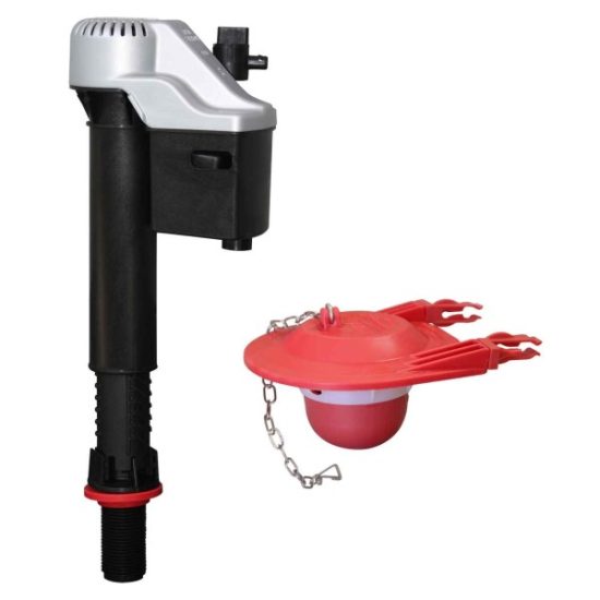 Korky QuietFILL Platinum Fill Valve and 3 In. Flapper Kit
