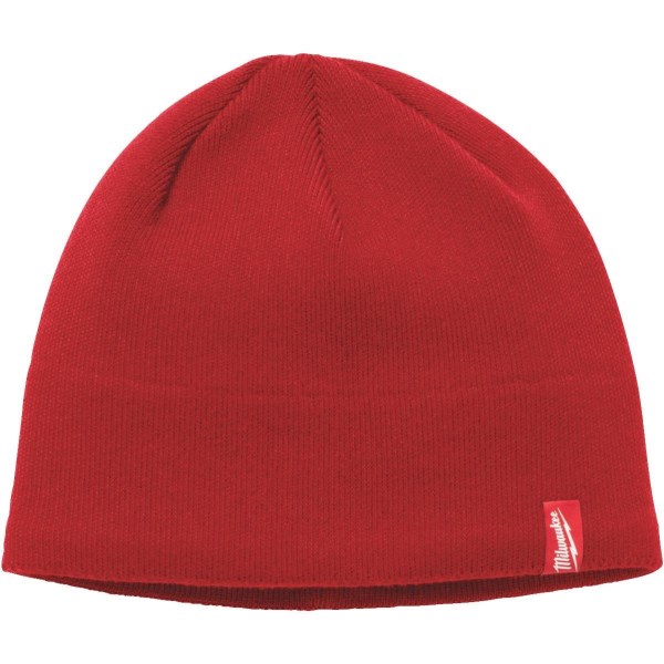 Milwaukee Fleece Lined Red Beanie Sock Cap