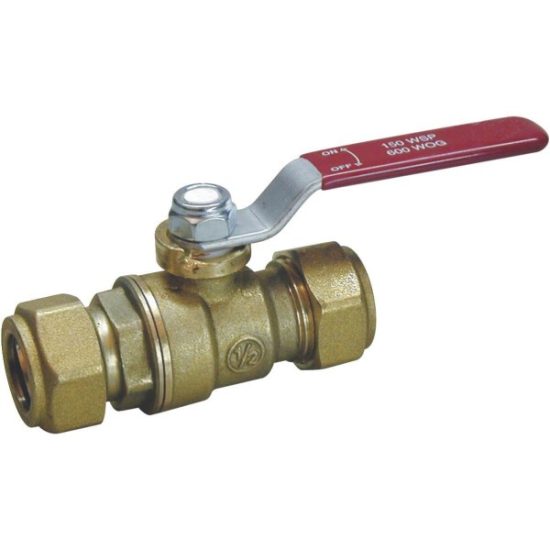 ProLine 3/4 In. C Forged Brass Compression Ball Valve