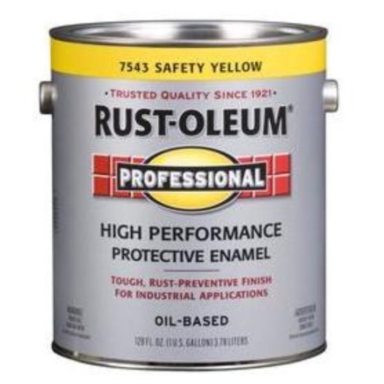 Rust-Oleum Professional Industrial Enamel, Safety Yellow, 1 Gal.