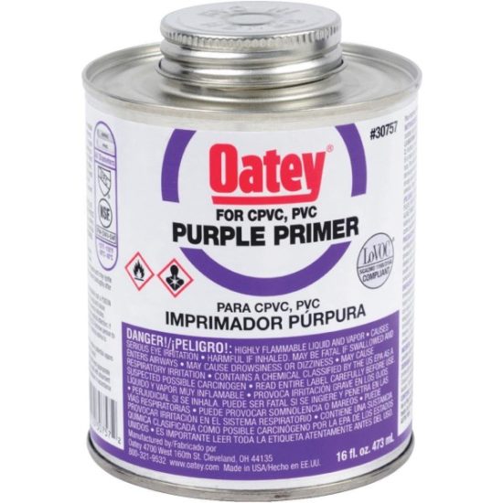 Oatey 16 Oz. Purple Pipe and Fitting Primer for PVC/CPVC