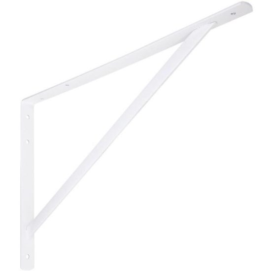 National 111 20 In. White Steel Super Strength Shelf Bracket