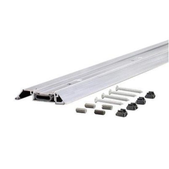 M-D Adjustable 36" L x 3-1/2" W x 1-5/16" H Aluminum Threshold