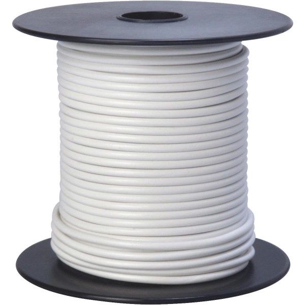 ROAD POWER 100 Ft. 16 Ga. PVC-Coated Primary Wire, White