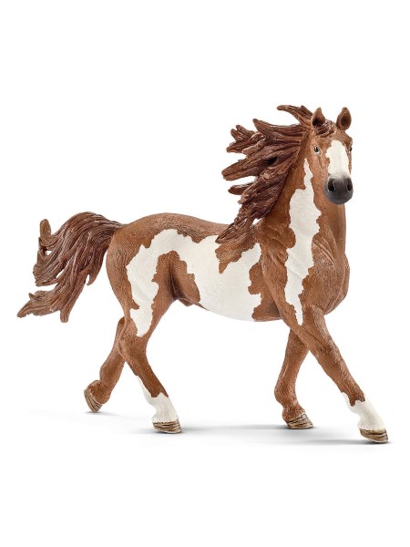 Hand-Painted Figure Pinto Stallion