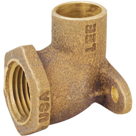 NIBCO 1/2 In. C x 3/8 In. F 90 Deg. Drop Ear Copper Elbow (1/4 Bend)