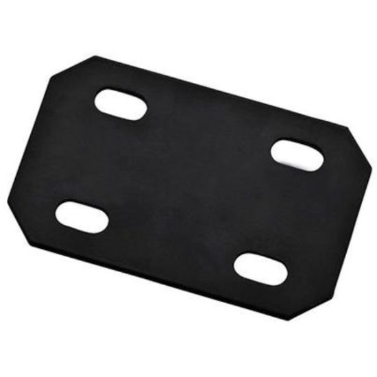 National Catalog 1184BC 4.7 In. x 3 In. Black Heavy Duty Mending Plate
