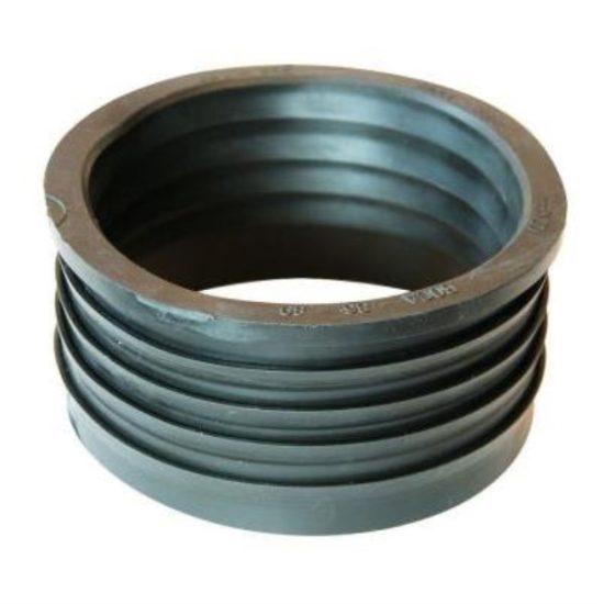 Fernco DWV 4 In. x 4 In. Sewer and Drain PVC Iron Pipe Hub Adapter