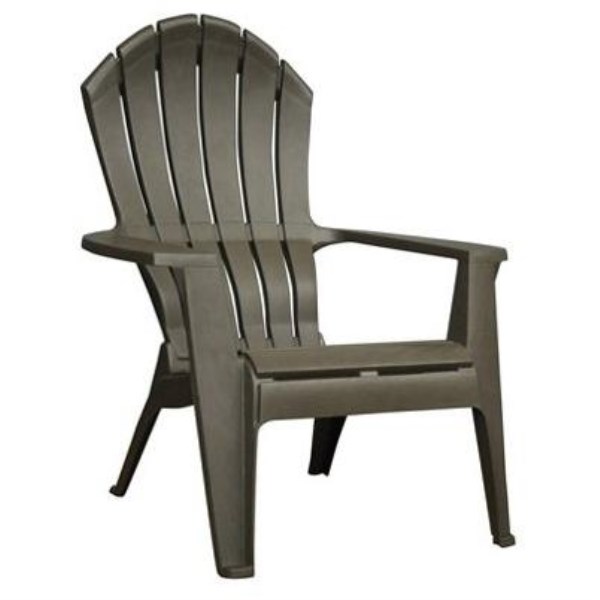 Adams RealComfort Earth Brown Resin Adirondack Chair