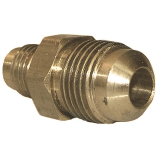 Lasco 3/8 In. x 1/4 In. Brass Reducing Flare Union