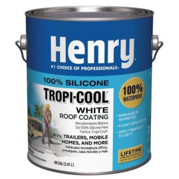 Henry Tropi-Cool 1 Gal. Silicone Roof Coating