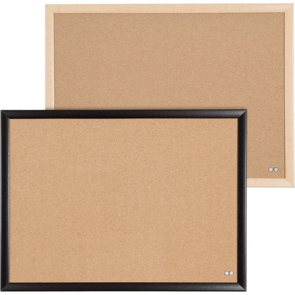 U Brands 23 In. x 17 In. Cork Bulletin Board