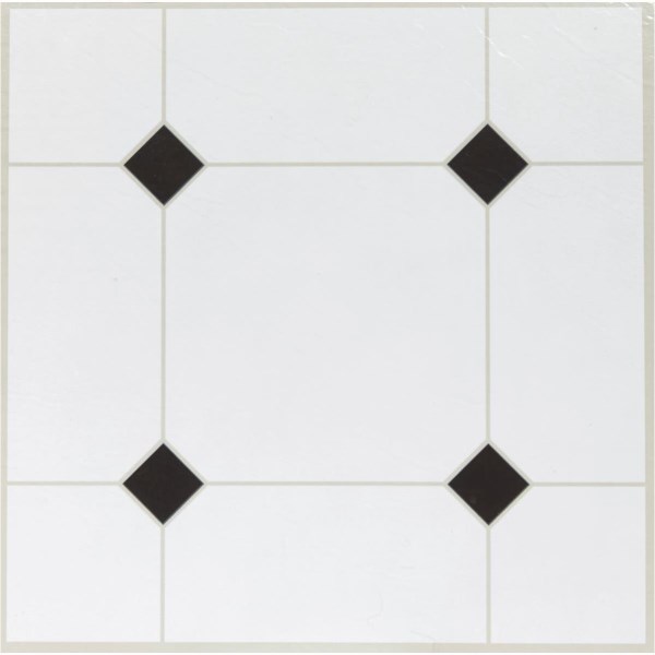 Home Impressions Black Diamond 12 In. x 12 In. Vinyl Floor Tile (45 Sq. Ft./Box)