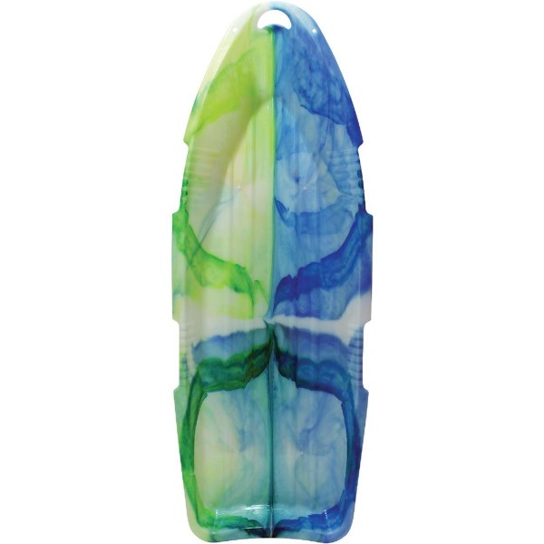 EMSCO ESP Day Glow Sno Cruiser Neon Tie Dye Polyethylene 48 In. Toboggan