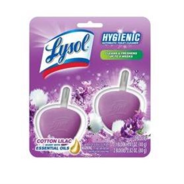 Lysol Cotton Lilac Scent Complete Clean Automatic Toilet Bowl Cleaner (2-Pack)