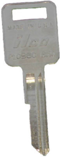 ILCO GM Nickel Plated Automotive Key, B50 / P1098C (10-Pack)