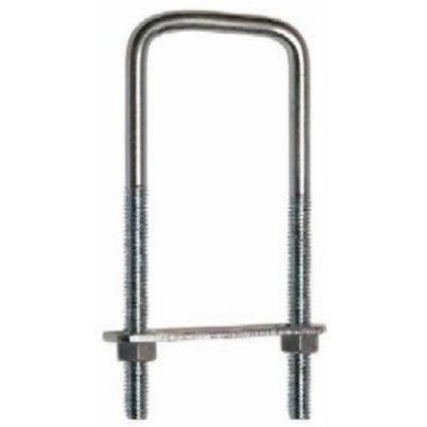 National 5/16 In. x 2 In. x 5 In. Zinc Square U Bolt